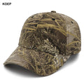 KOEP Jungle Reed Water Grass Camouflage Baseball Caps Dad Snapback Outdoor Fishing Cap With Bulrush Leaves Design For Hunting