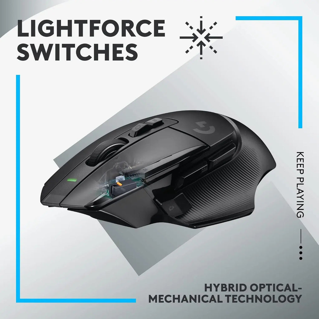 Premium Lightspeed Wireless Gaming Mouse - HERO 25K Sensor & Hybrid Switches