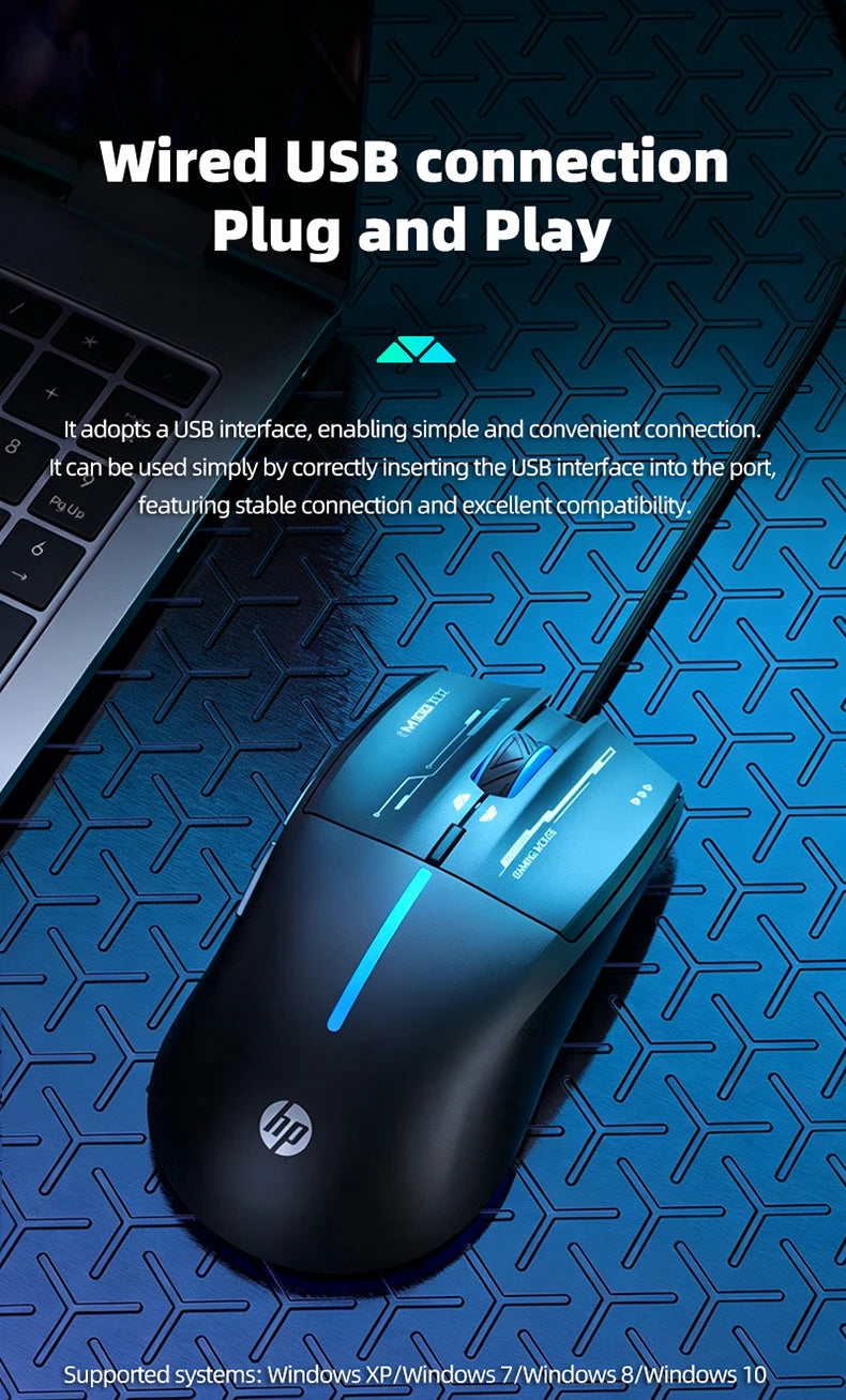 Premium Wired Gaming Mouse - Ergonomic Design for Esports & Office
