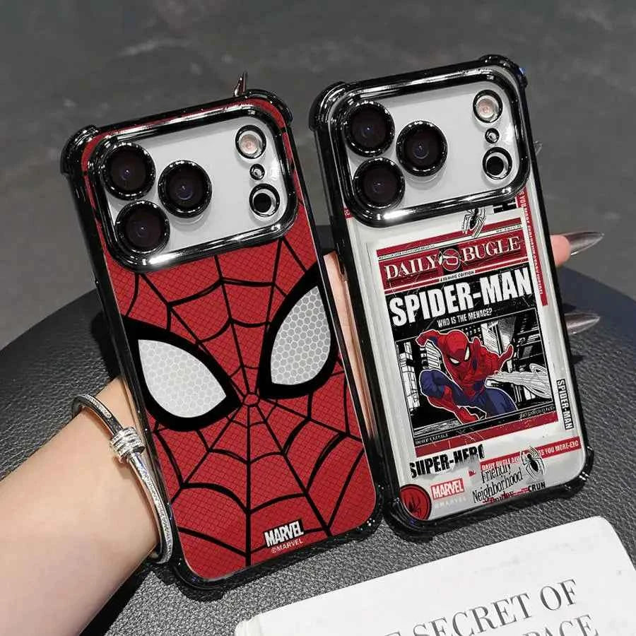 Premium Spider Man Phone Case - Anti-Fall Plating Cover
