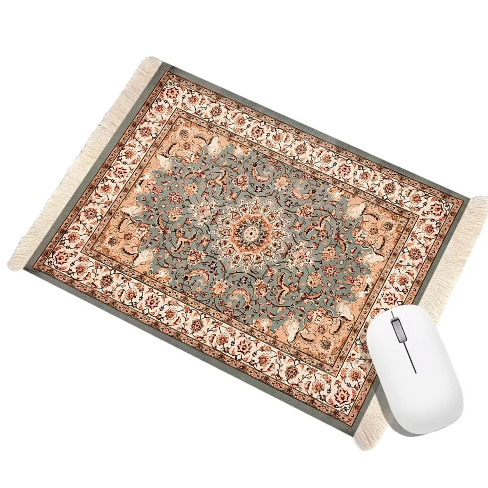 Elegant Persian Mouse Pad - Anti-slip Rubber Base Desk Mat