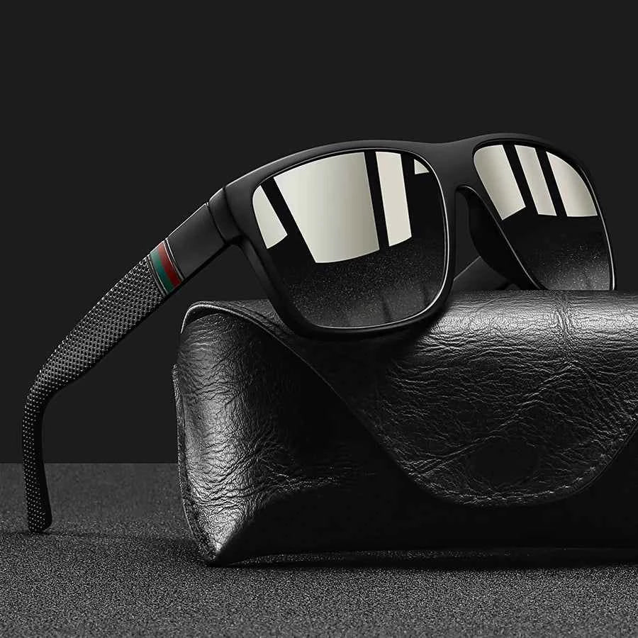 Vintage Check Square Sunglasses - UV400 Designer Eyewear