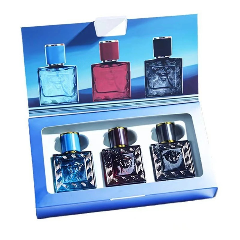 Elegant Men Perfume Gift Set - 3pc Lasting Fragrance