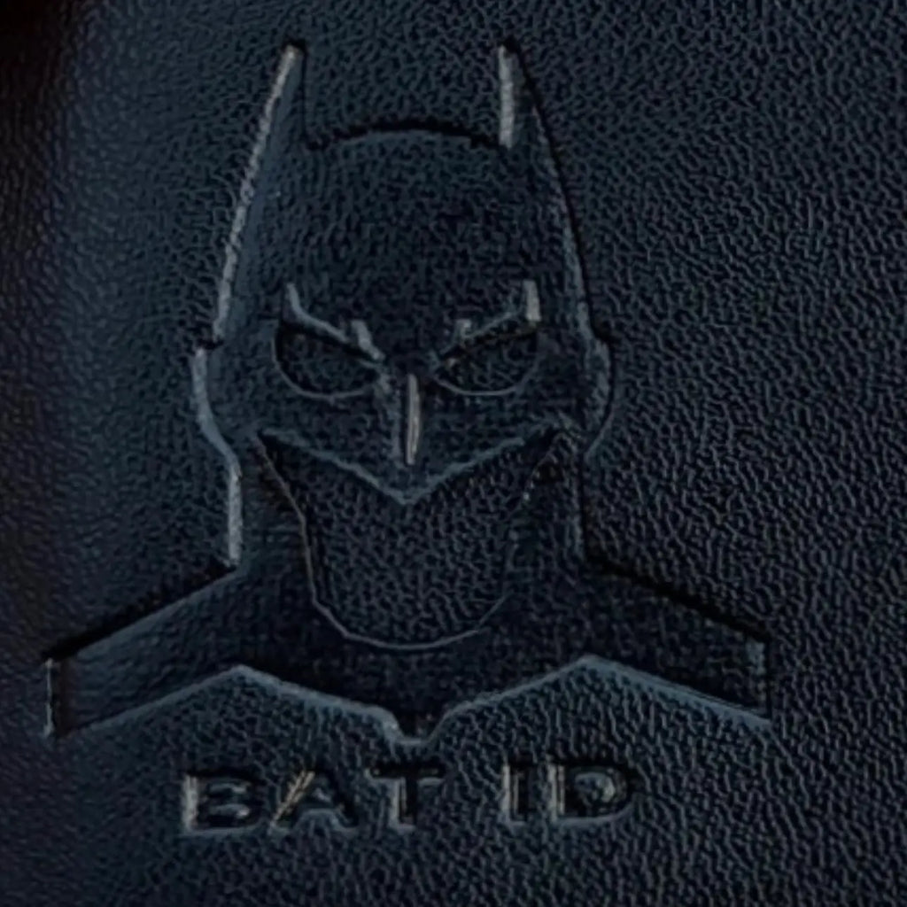 Premium Slim Leather Card Holder - Minimalist Superhero Wallet