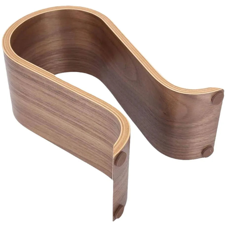 Premium Wooden Headphone Stand - U-Shaped Desktop Display