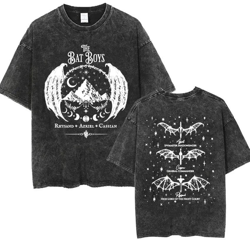 Vintage Washed Acotar T-Shirt - Oversized Graphic Tee