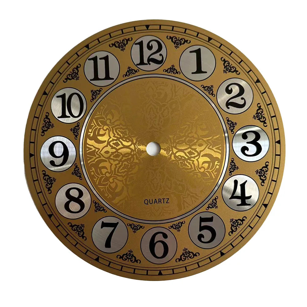 Premium Aluminium Clock Dial - 180mm Arabic Numerals