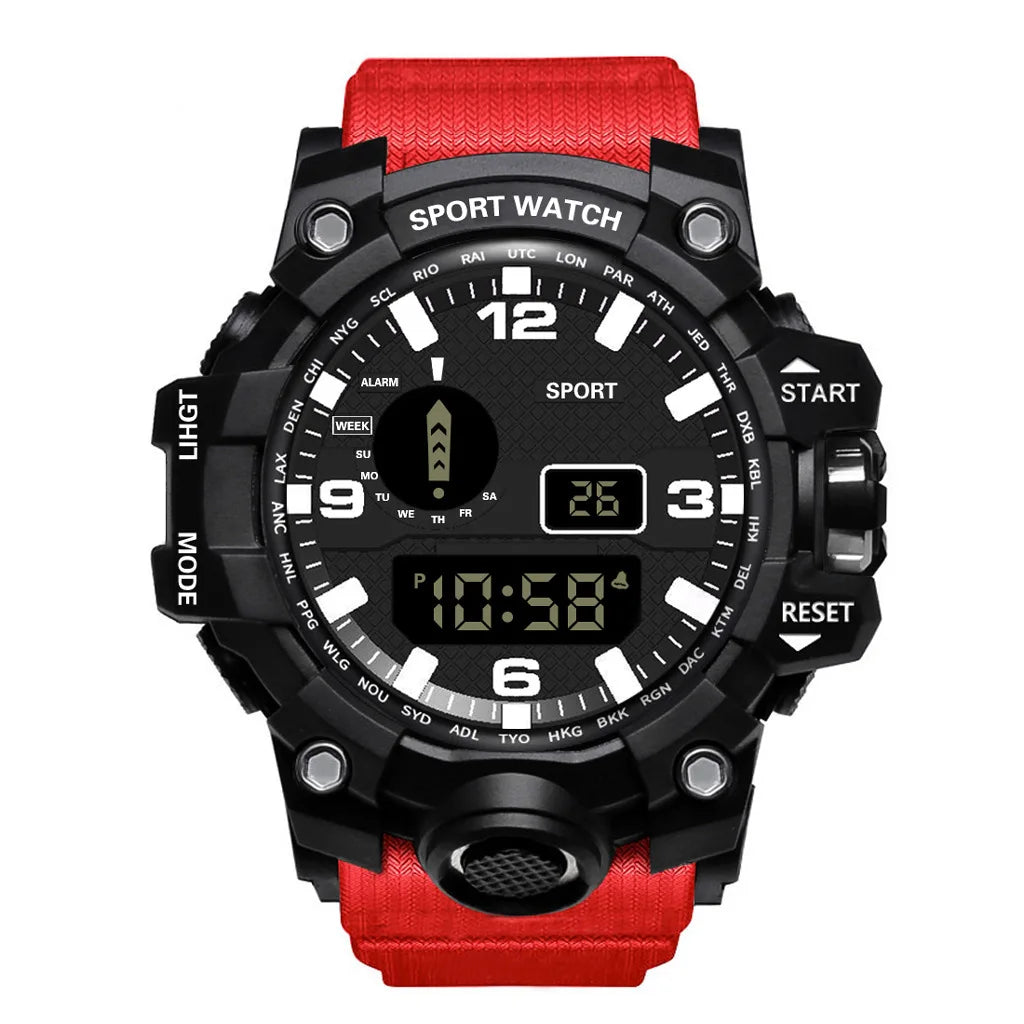 Premium Men's Sports Watch - Waterproof Digital Fitness Tracker
