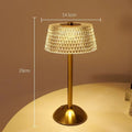 Luxury Rechargeable LED Table Lamp - Tricolor Touch Control