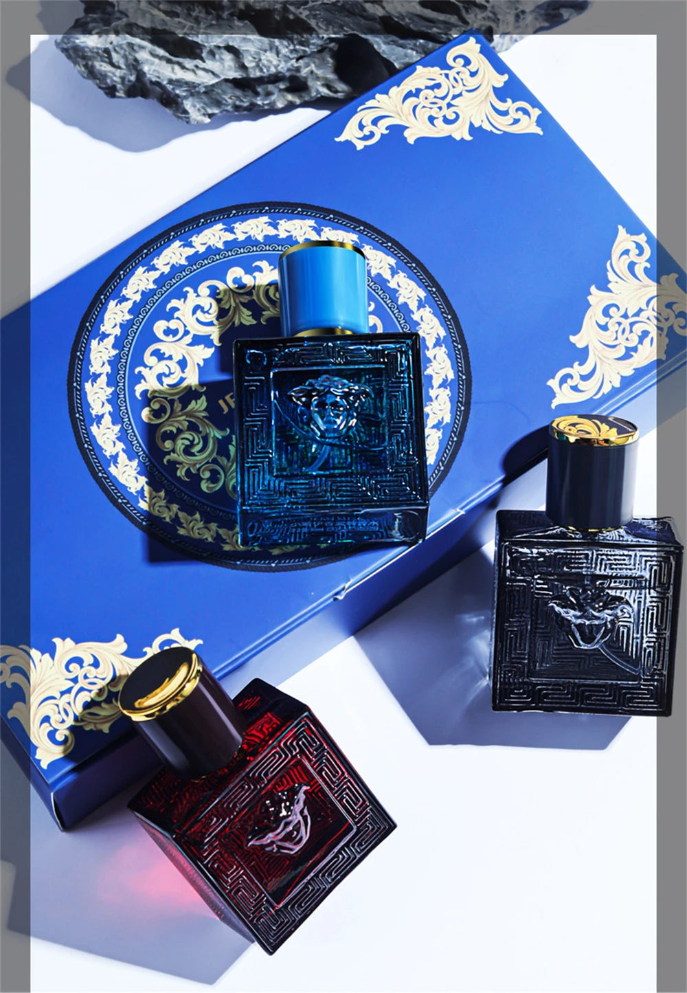 Elegant Men Perfume Gift Set - 3pc Lasting Fragrance