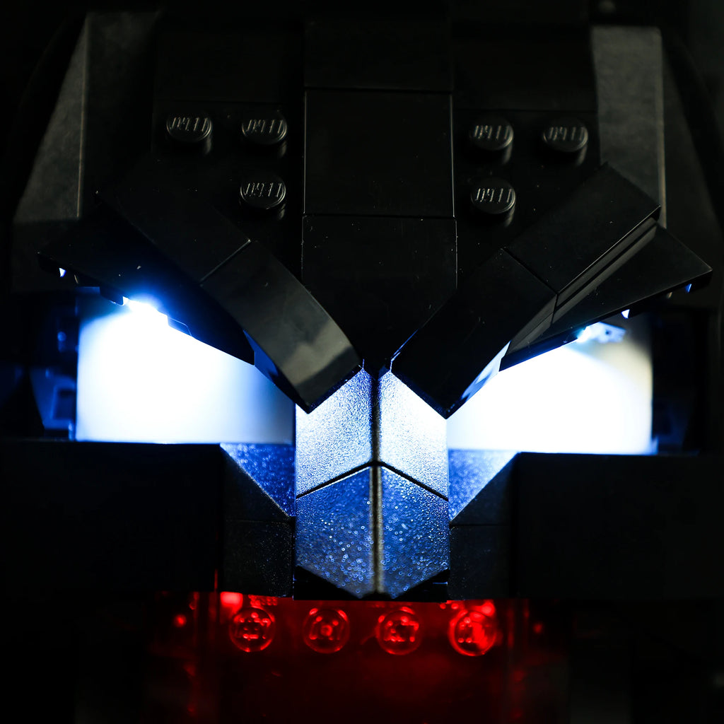 Premium Batman Cowl Light Set - USB LED Building Brick Lamp