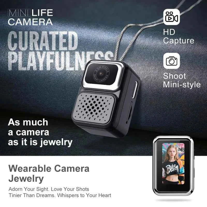 Retro HD Thumb Camera - Portable Video Recorder