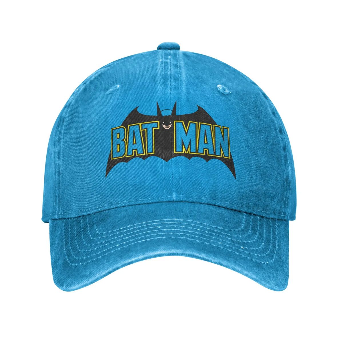 Classic Distressed Denim Baseball Cap - Unisex Unstructured Soft Hat