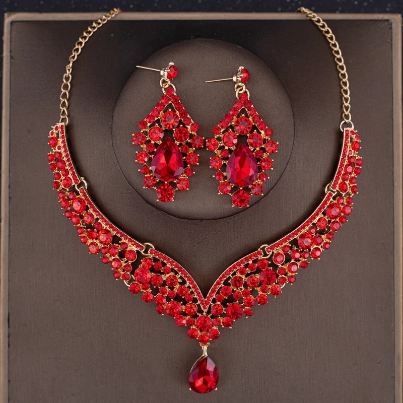 Luxury Crystal Crown & Bridal Jewelry Set