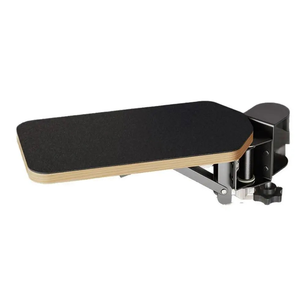 Premium Desk Arm Rest Pad - 90° Adjustable Wooden Support