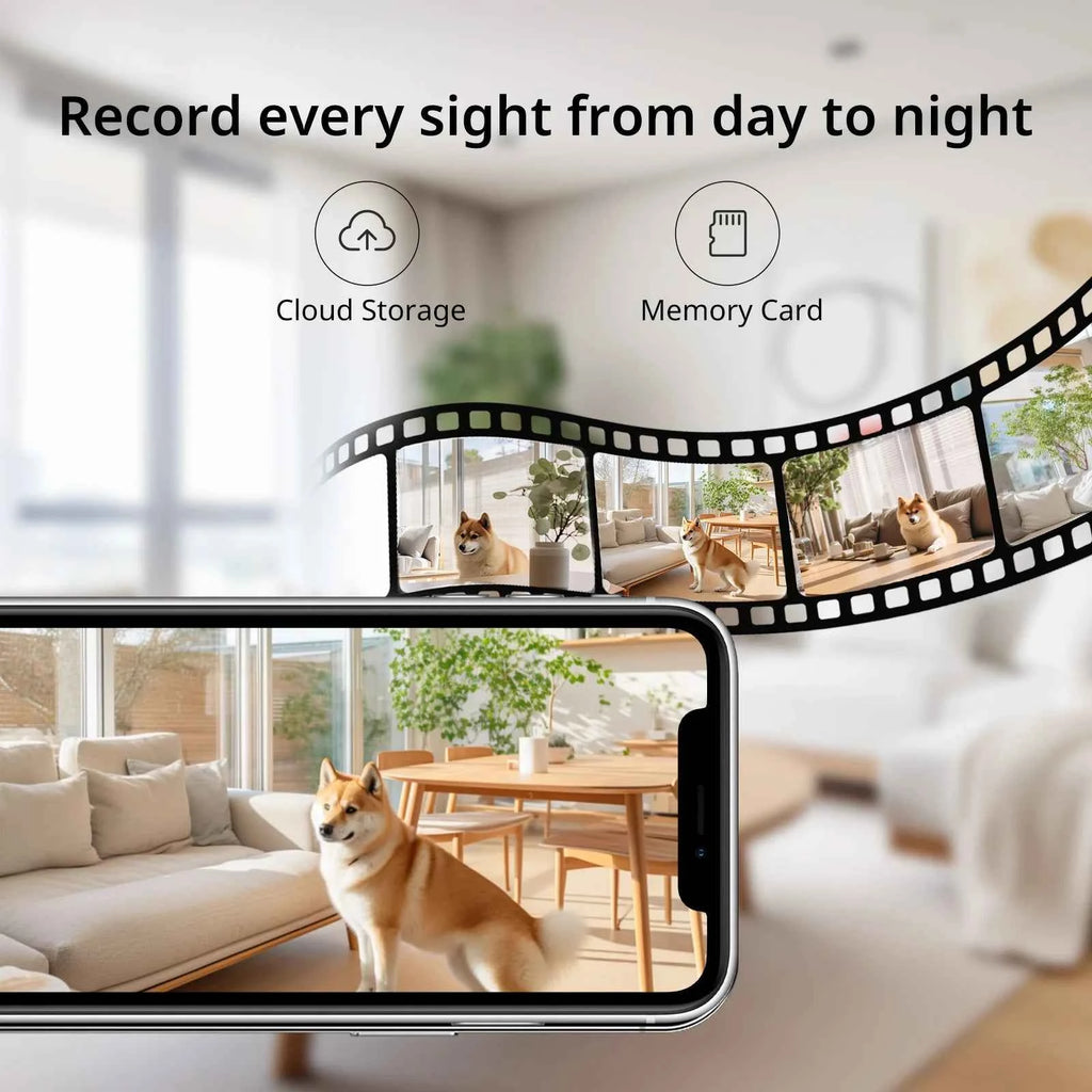 Smart Security Camera 2K WiFi Indoor Surveillance with Night Vision