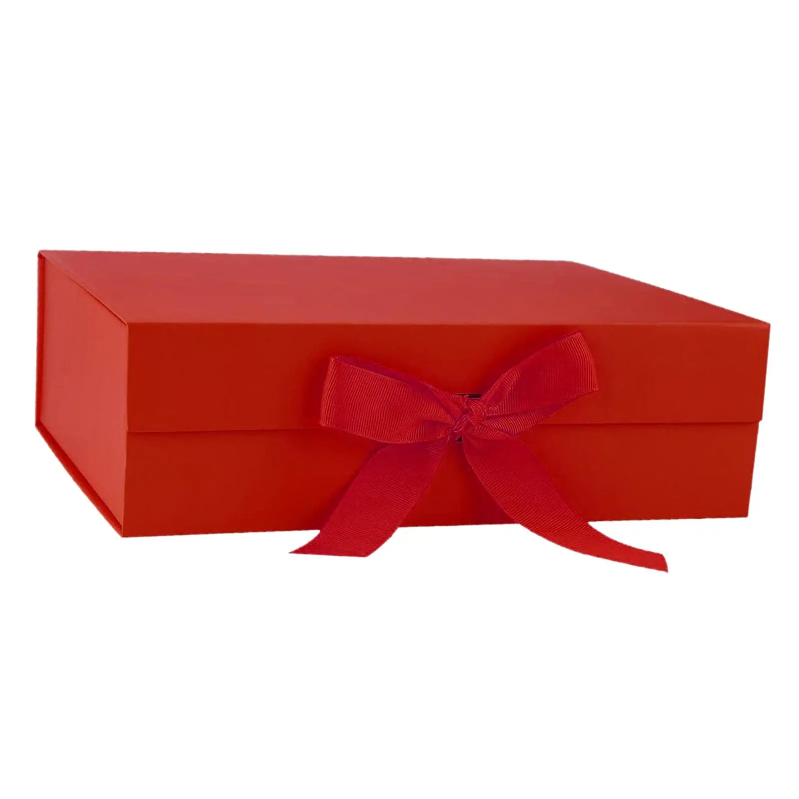 Elegant Large Gift Box with Ribbon Closure - Reusable