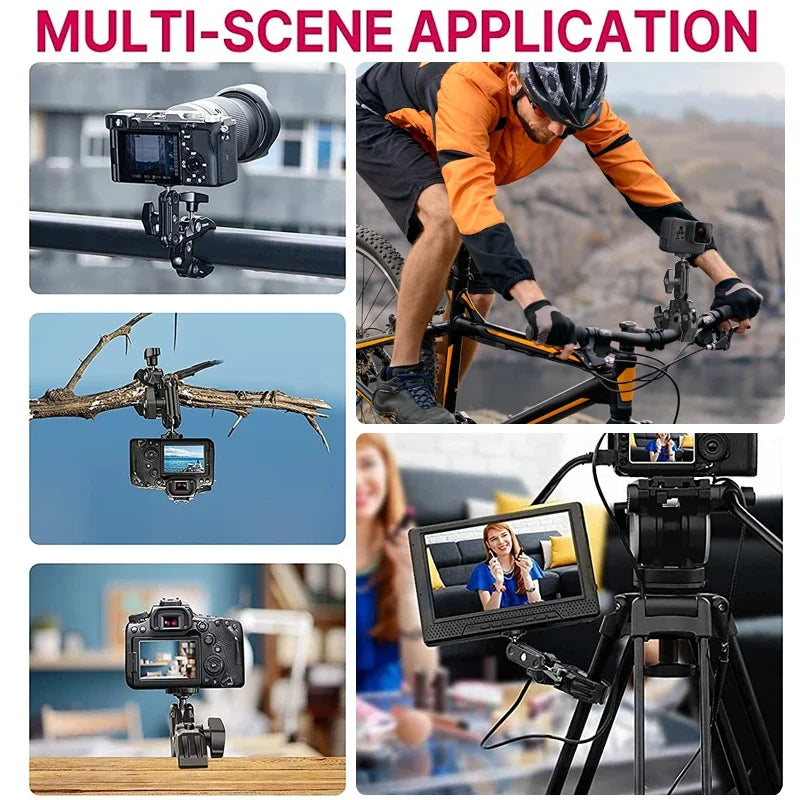 Professional Metal Super Clamp - Secure Camera & Light Mount