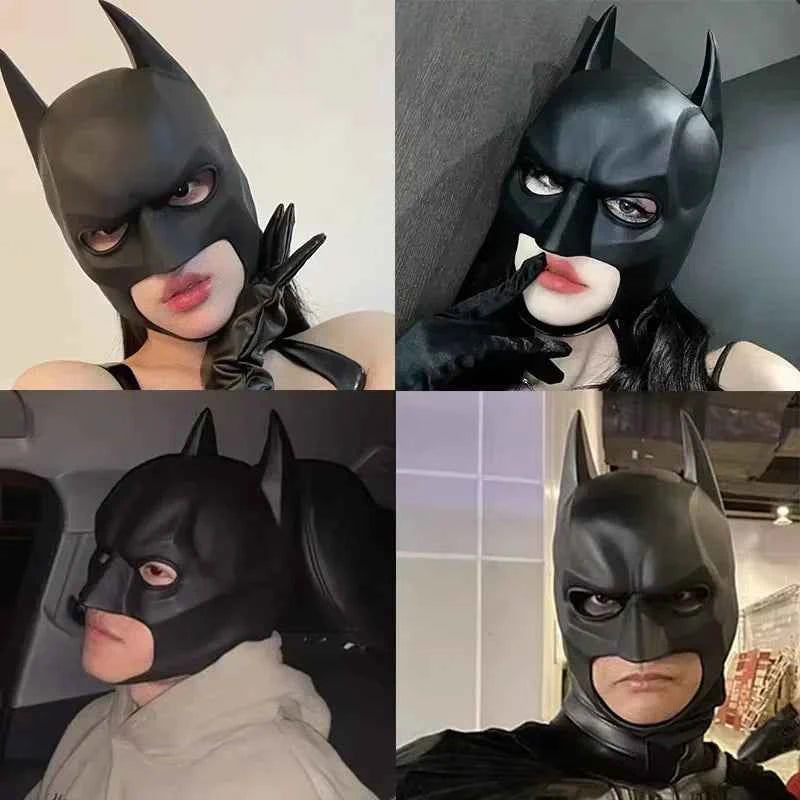 Premium Bat Superhero Mask - Dark Knight Cosplay Cowl