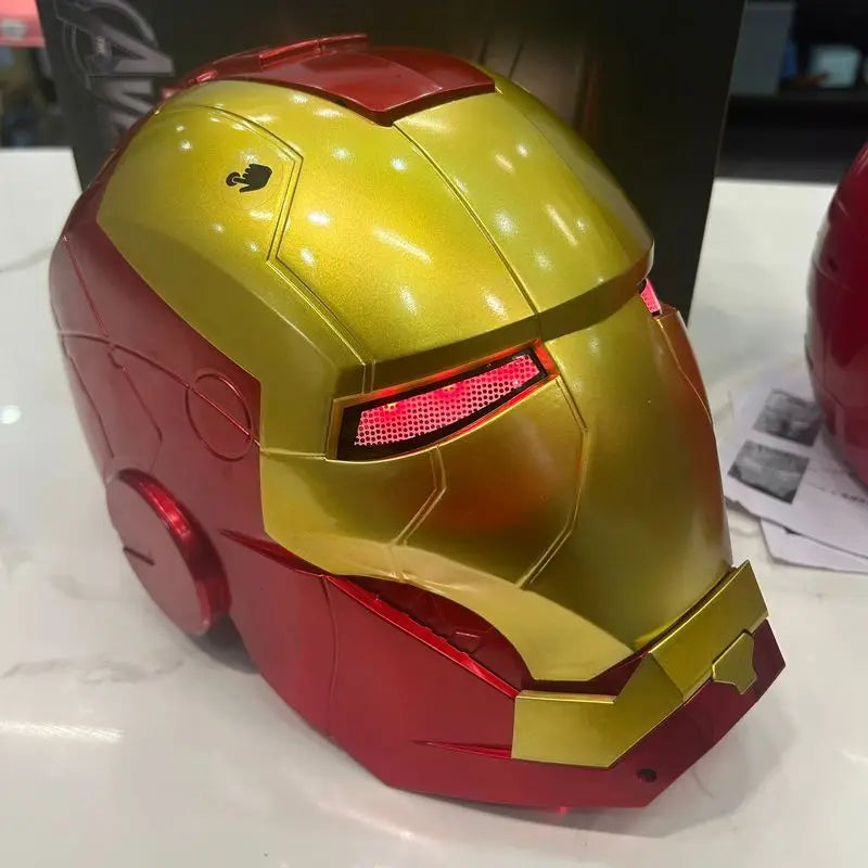Premium Electric Iron Man Helmet - 1:1 Wearable Replica Mask