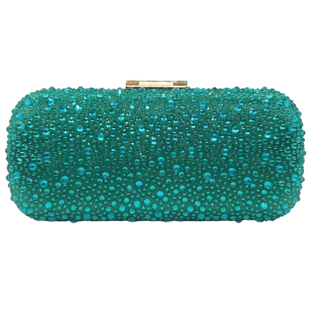 Elegant Crystal Evening Bag - Sparkling Diamond Clutch