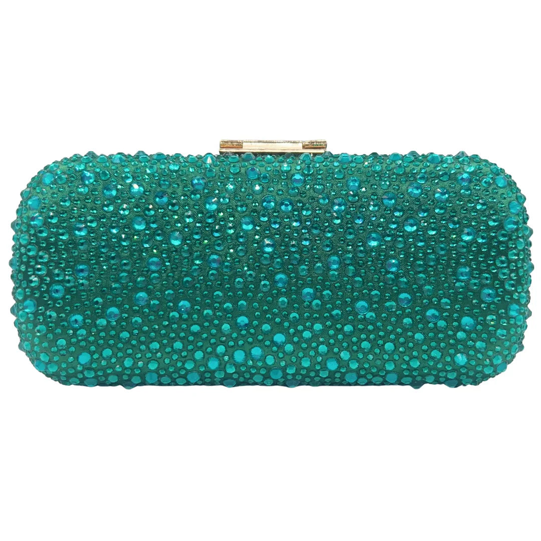 Elegant Crystal Evening Bag - Sparkling Diamond Clutch