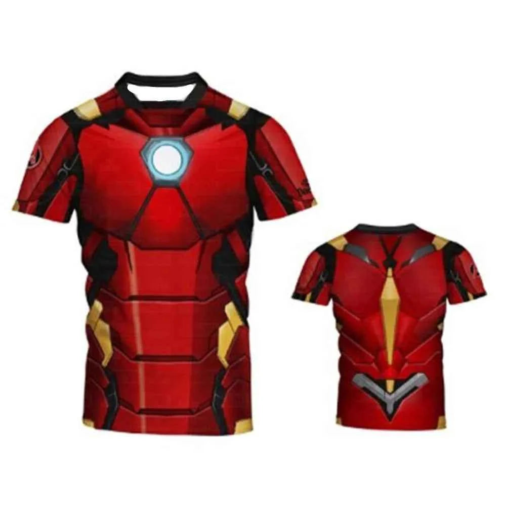 Marvel Iron Man 3D Quick Dry Compression Shirt