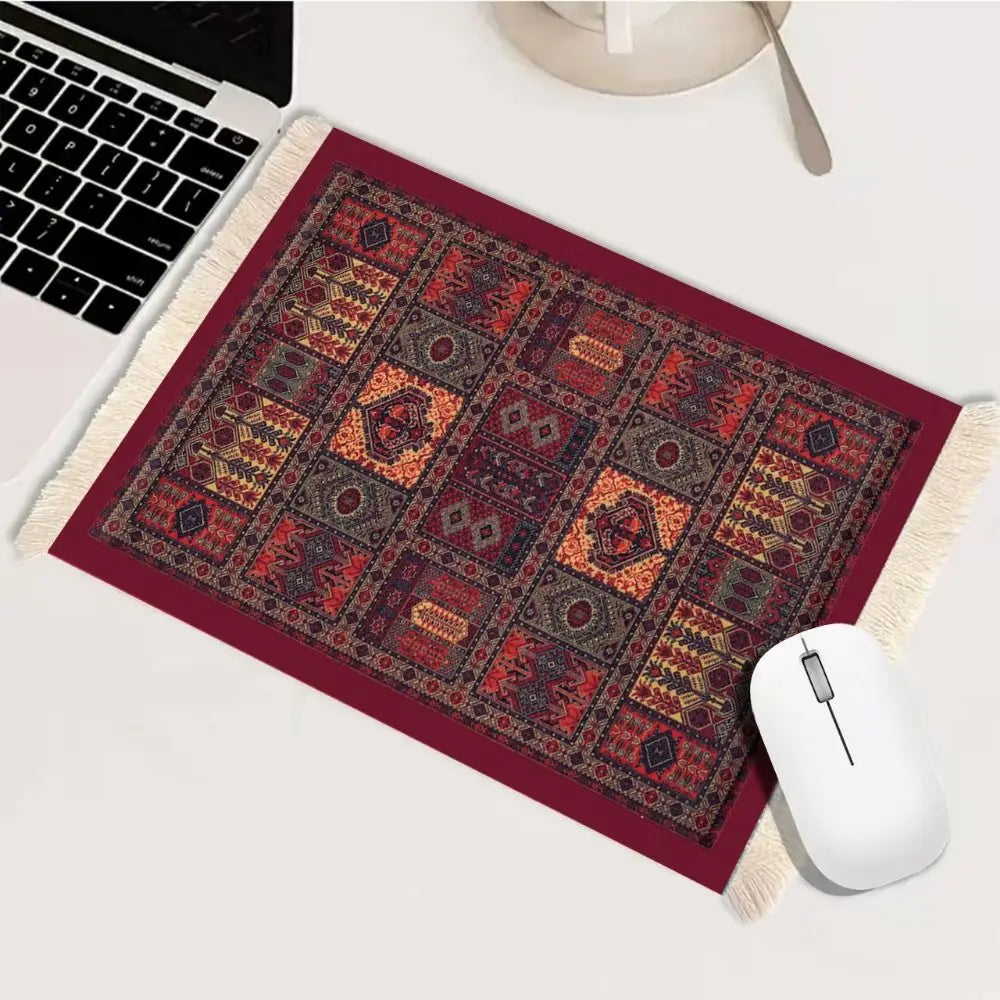 Elegant Persian Mouse Pad - Anti-slip Rubber Base Desk Mat
