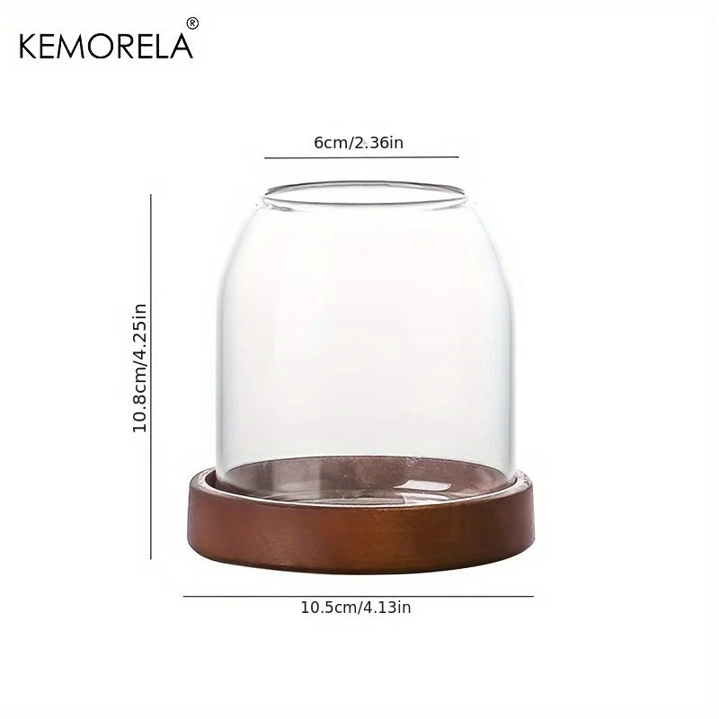 Elegant Kitchen Utensil Storage Jar with Tray