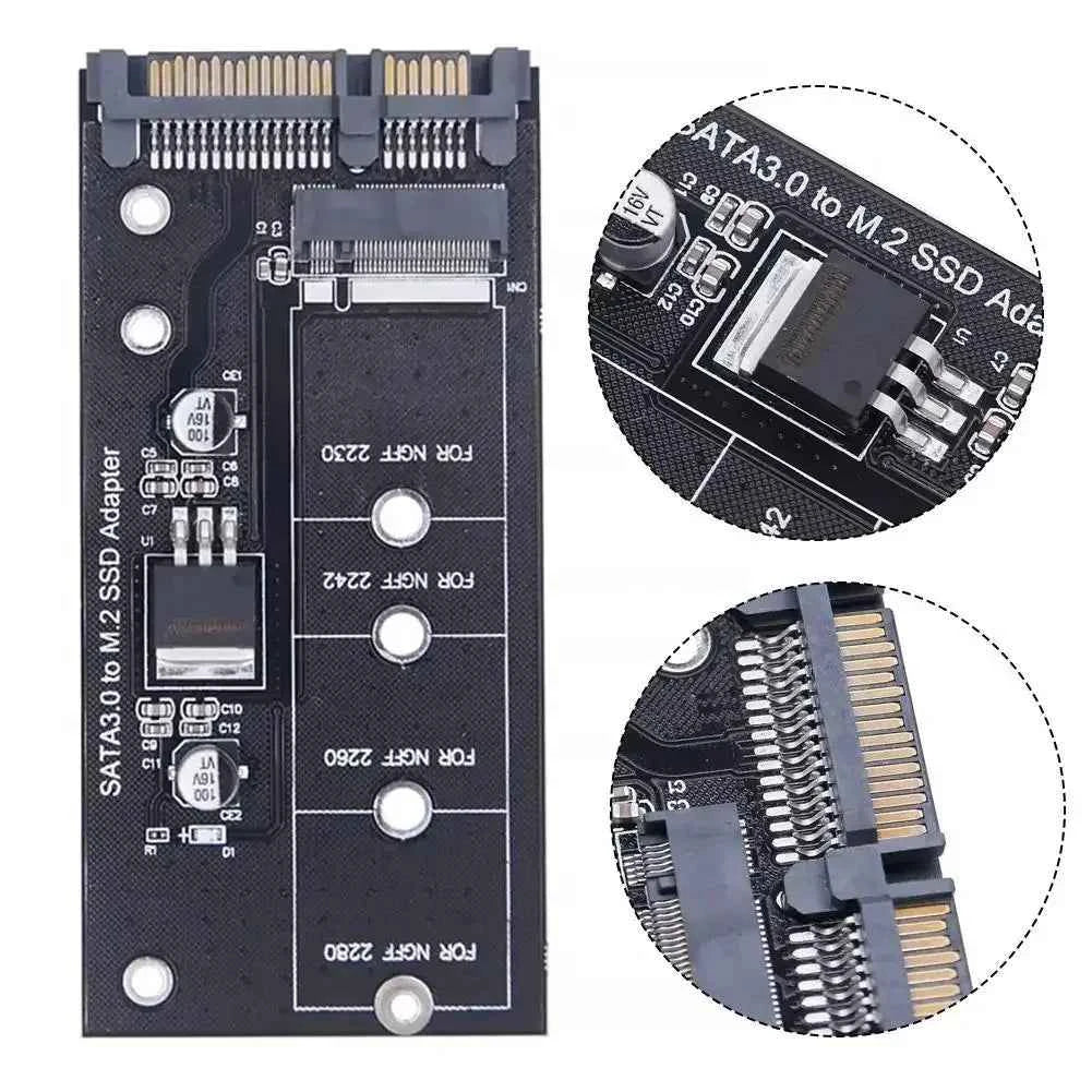 High-Efficiency M2 to SATA3 Adapter - 6 Gbps NGFF Converter
