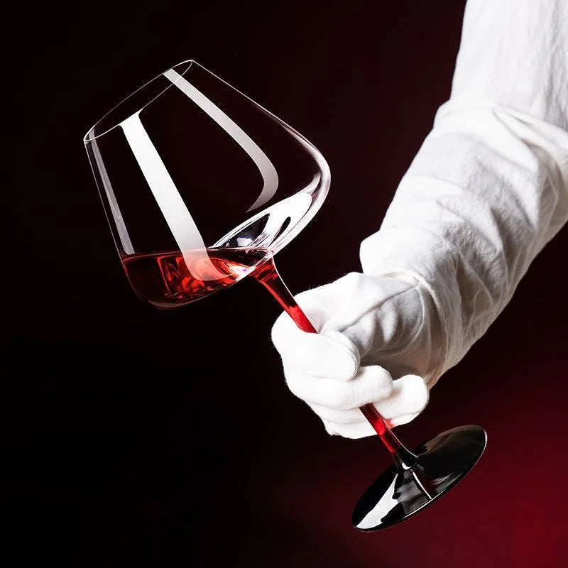 Elegant Crystal Red Wine Glass - Premium Goblet Design