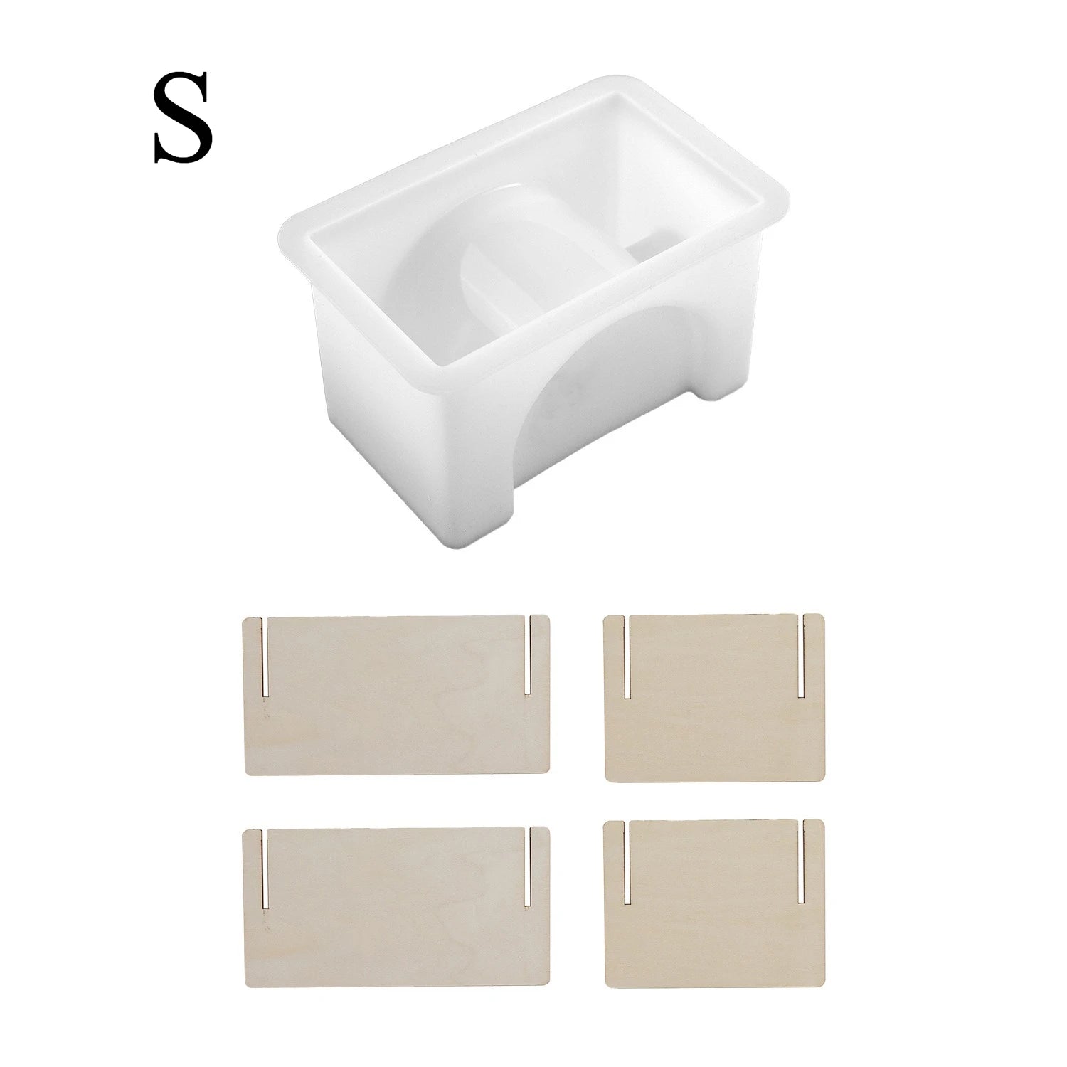 Silicone Vase Mold for DIY Epoxy Resin, Plaster, and Cement Hydroponic Planters - Tulique