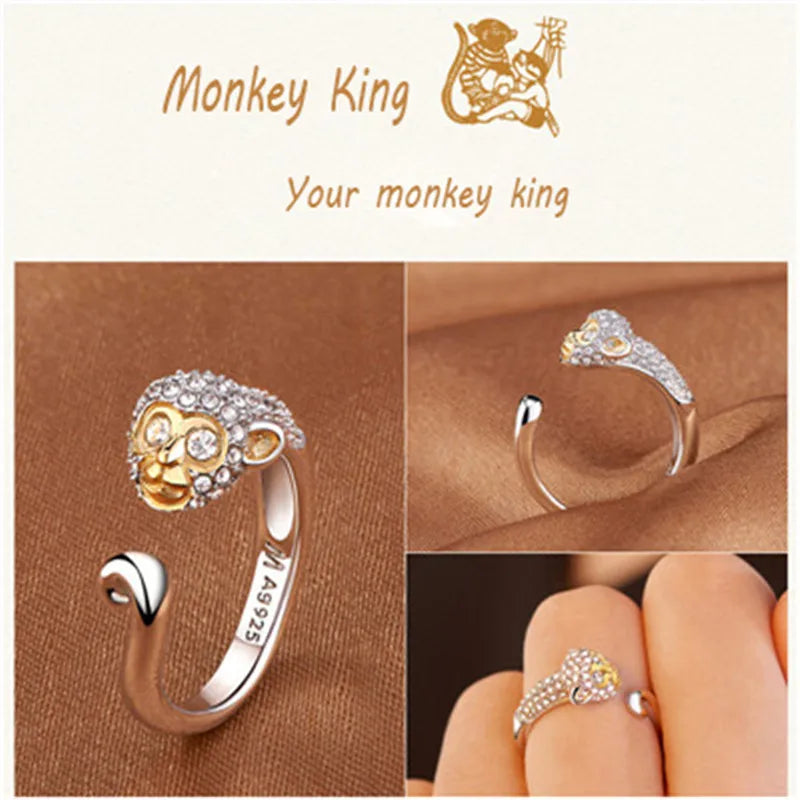 Luxury Crystal Animal Ring - Adjustable Statement Jewelry