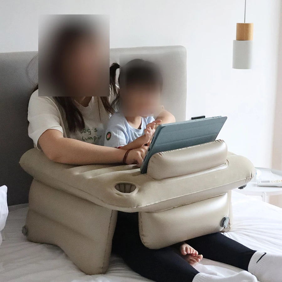 Premium Inflatable Computer Desk - Portable Home Office Solution