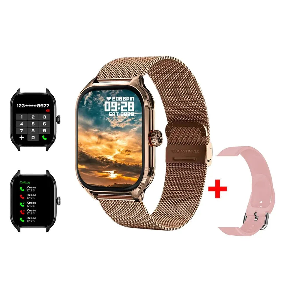 Smart Watch with 2.01 Inch HD Display & Bluetooth Calling