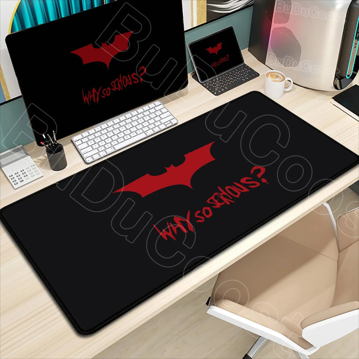 Large Gaming Mouse Pad - HD Waterproof Rubber Desk Mat