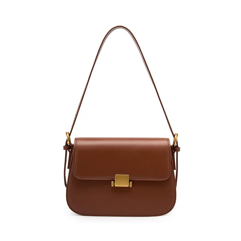 Premium Leather Shoulder Bag - Luxurious Designer Style