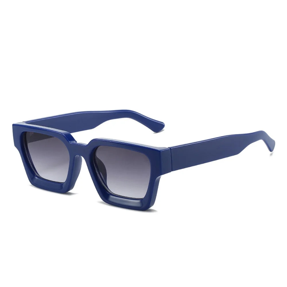 Designer Square Frame Sunglasses - UV400 Retro Shades