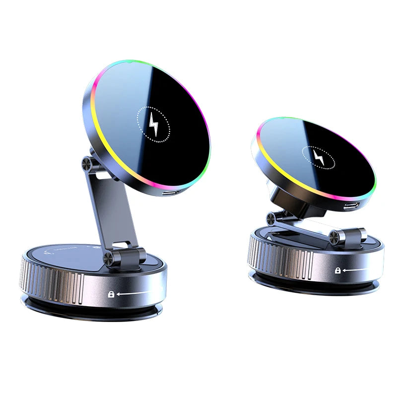 Premium Magnetic Wireless Car Charger Mount - 360° Rotatable