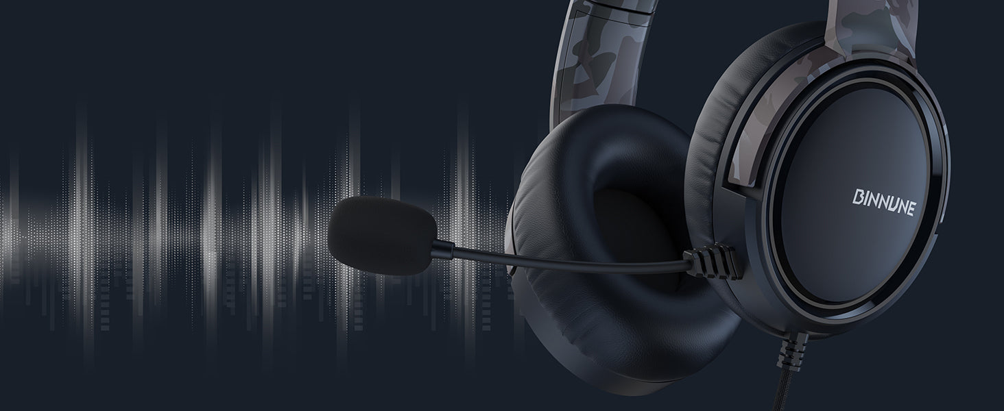 Premium Gaming Headset with Mic - Multi-Platform Wired Headphones