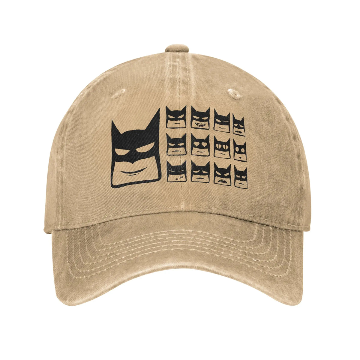 Classic Distressed Denim Baseball Cap - Unisex Unstructured Soft Hat