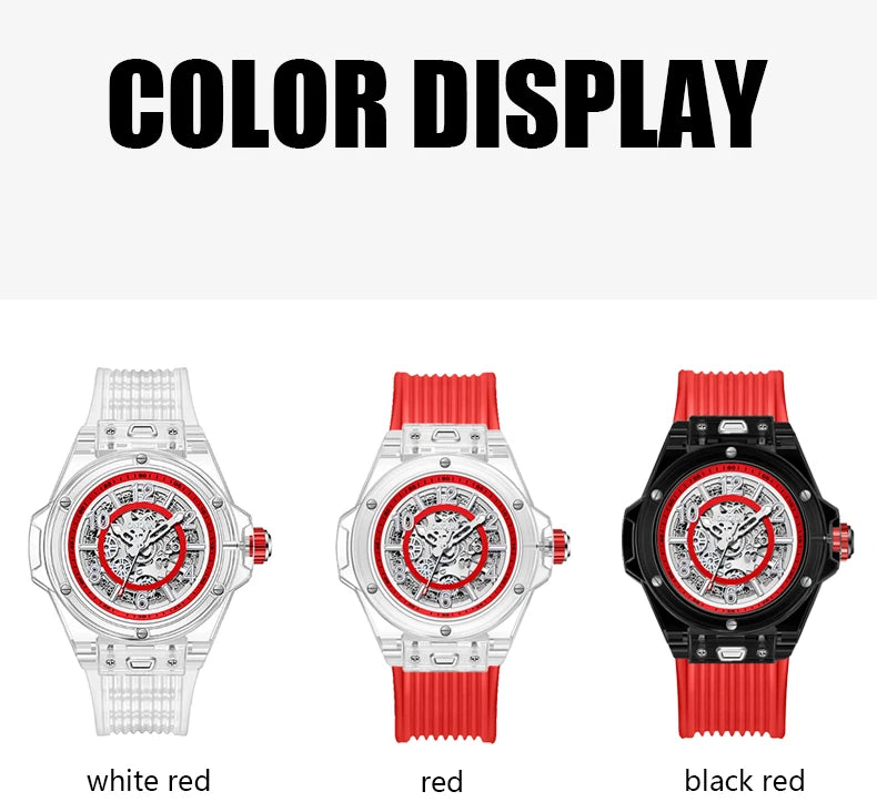 Premium Men's Automatic Luxury Watch - Waterproof & Fashionable