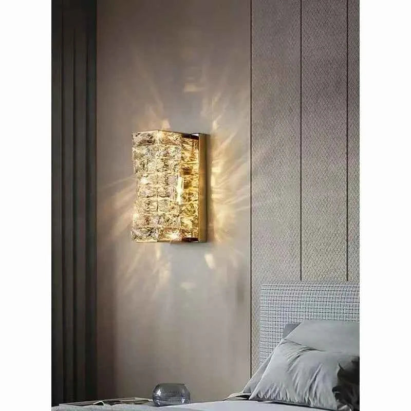 Premium Luxury Crystal Wall Lamp - Modern LED Sconce