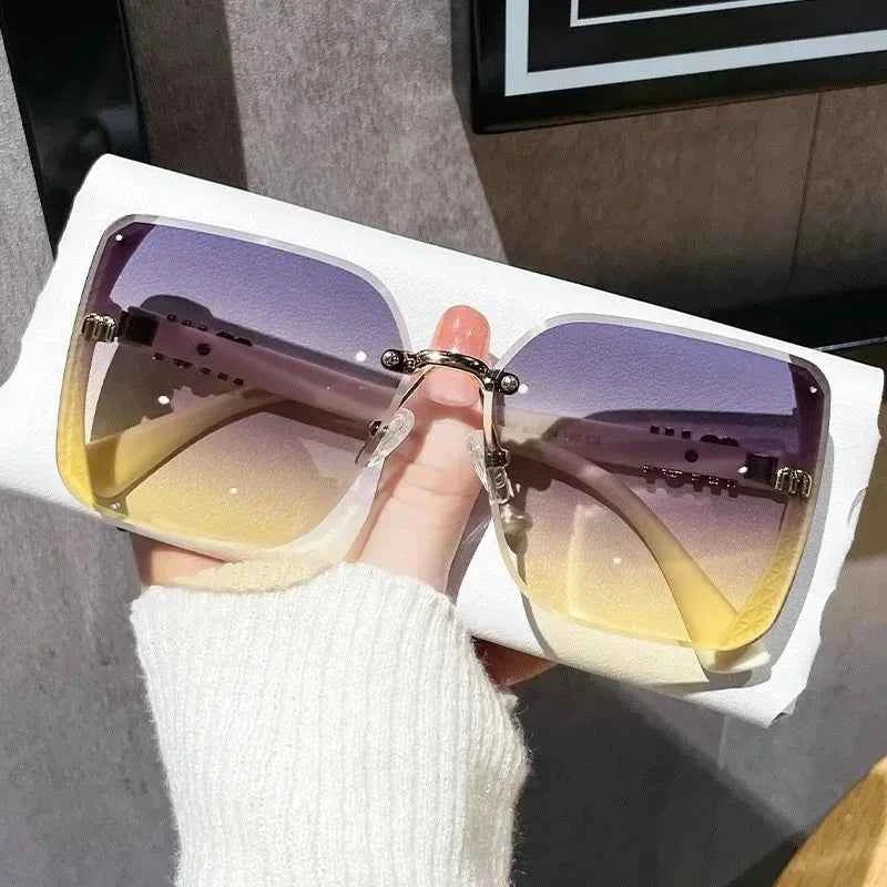 Luxury Square Sunglasses for Women - Vintage Trendy UV Protection
