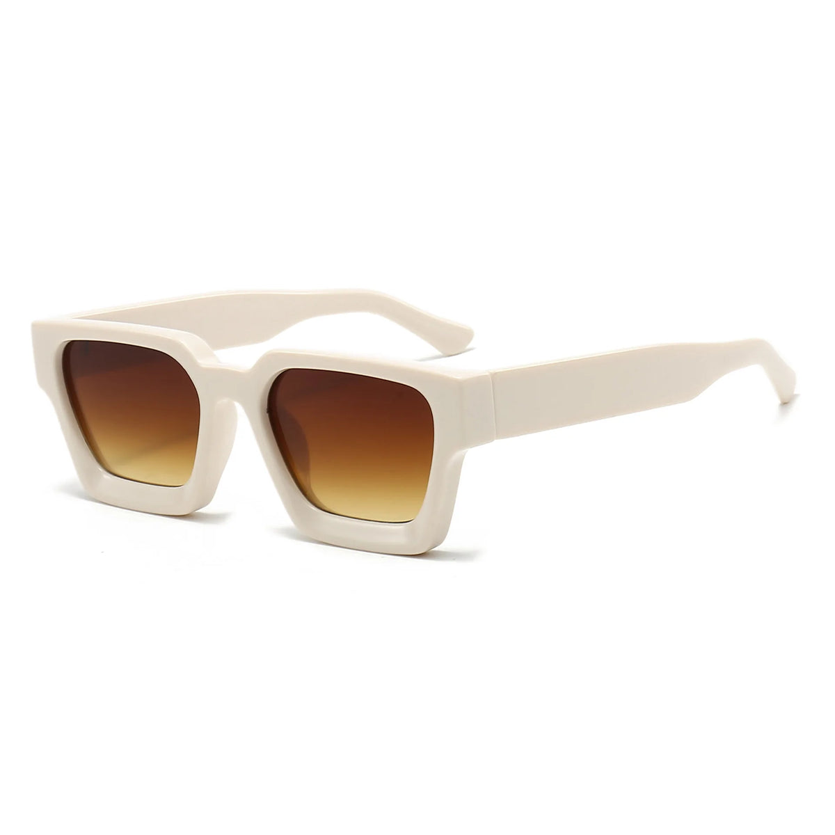 Designer Square Frame Sunglasses - UV400 Retro Shades
