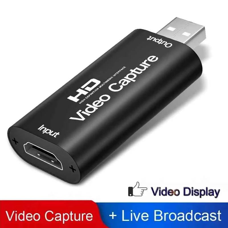 Professional Metal 4K HDMI Video Capture Card - 1080P Game Grabber