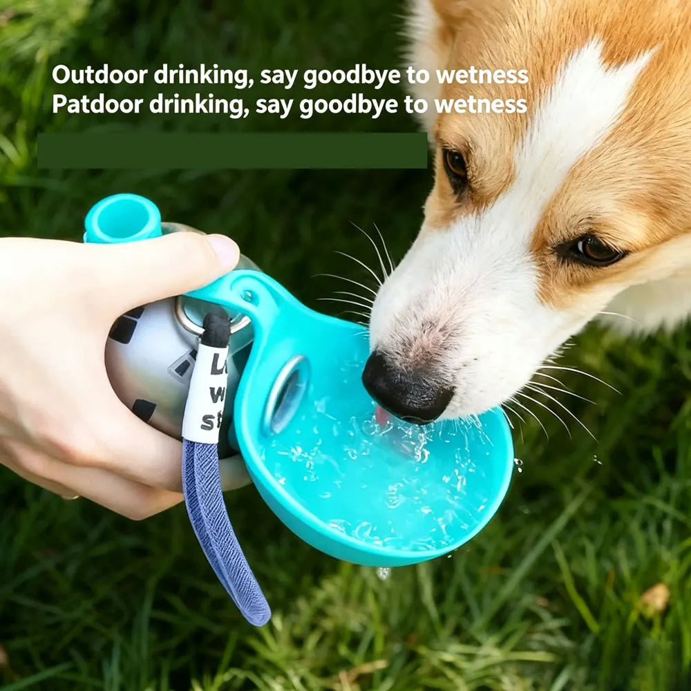 Premium Portable Dog Water Dispenser - Stainless Steel