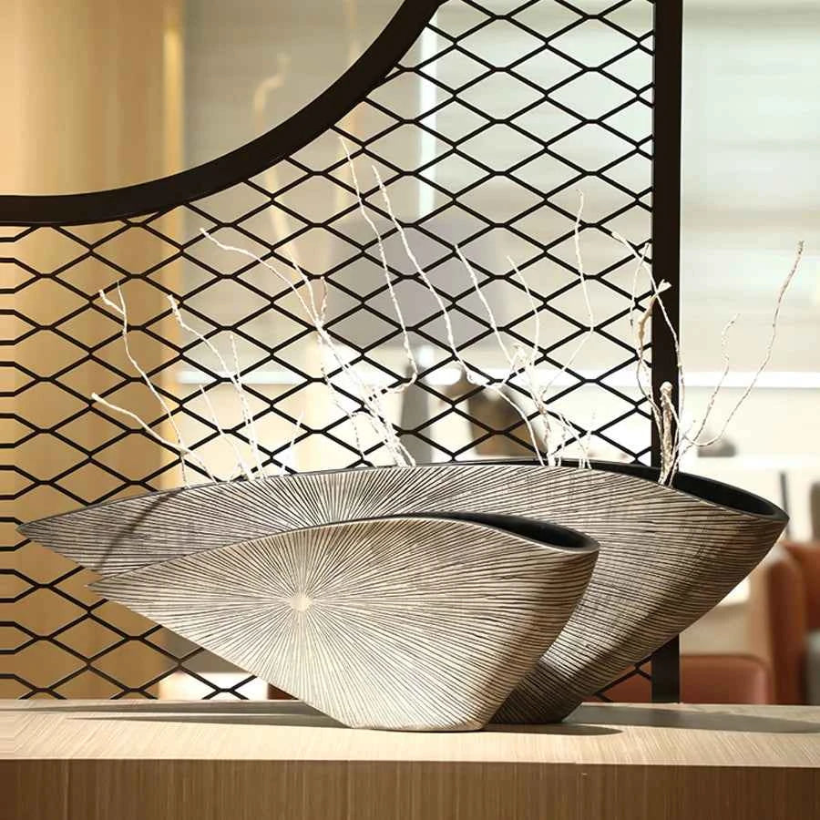 Luxury Modern Art Resin Vase - Creative Tabletop Home Decor