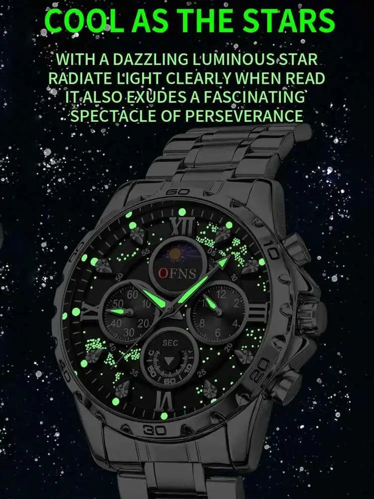 Premium Men's Military Watch - Waterproof Quartz