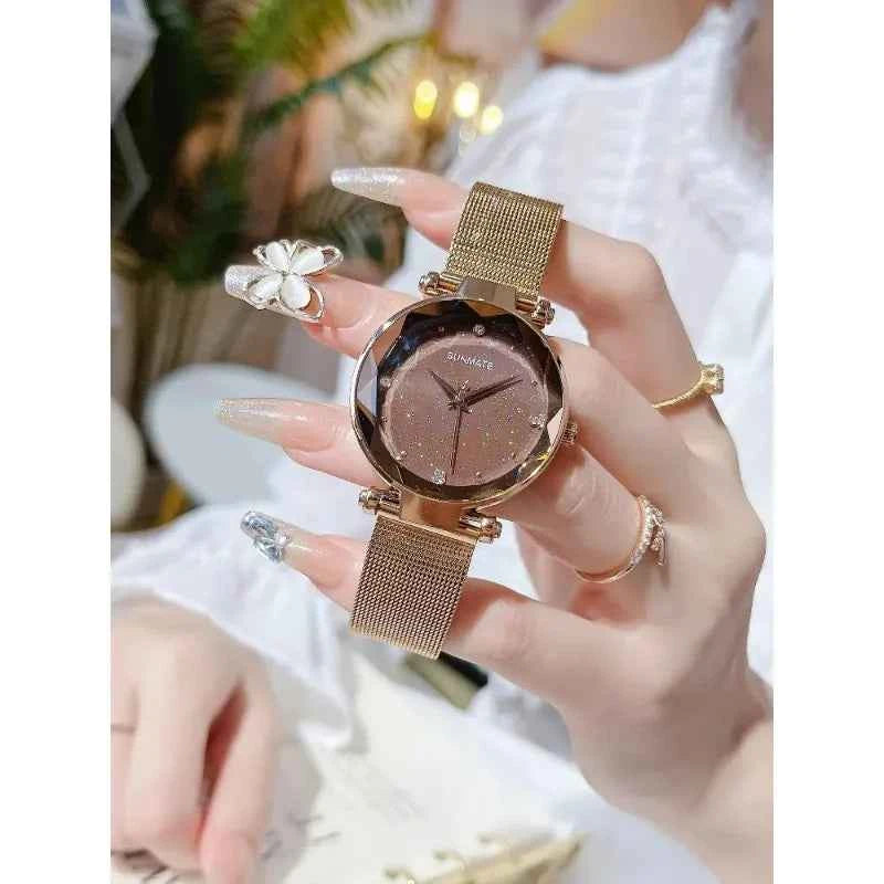 Elegant Ladies Dress Watch - All-Star Design, Waterproof Quartz